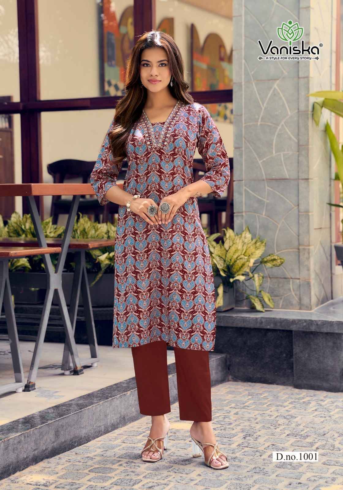 COTTON CANDY VOL.1 By VANISKA 1001 to 1006 Series Designer Collection Beautiful Stylish Fancy Colorful Party Wear & Occasional Wear Cotton Print Kurtis At Wholesale Price